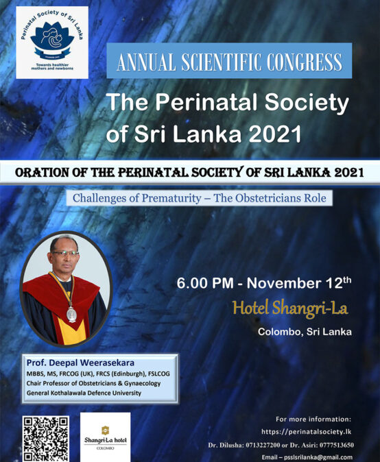Oration of the Perinatal Society of Sri Lanka 2021