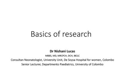Basics of research